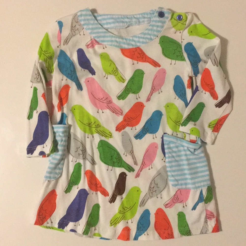 Cotton toddler dress with pockets